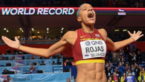 Yulimar Rojas “Voló” en el Stark Arena, rompió su propio record y gano oro mundial