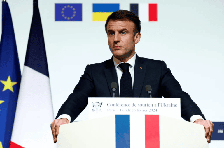 Macron: Los líderes europeos coinciden en dirigirse a “una economía de guerra”