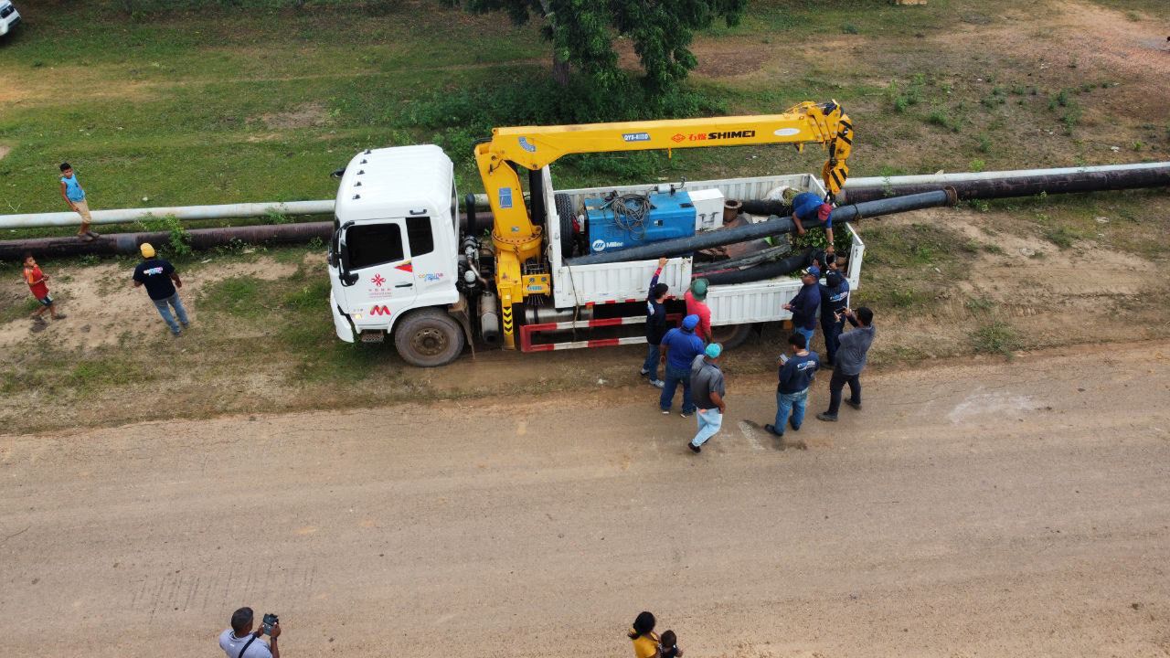 Mantenimiento correctivo preventivo a sistema hidráulico del Zulia avanza con protocolo de vaciado de tubería
