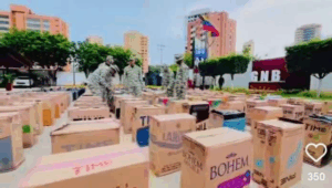 Incautan 295 mil cajetillas de cigarro en el mercado Las Pulgas