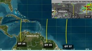 Onda tropical 35 llega al territorio venezolano este martes