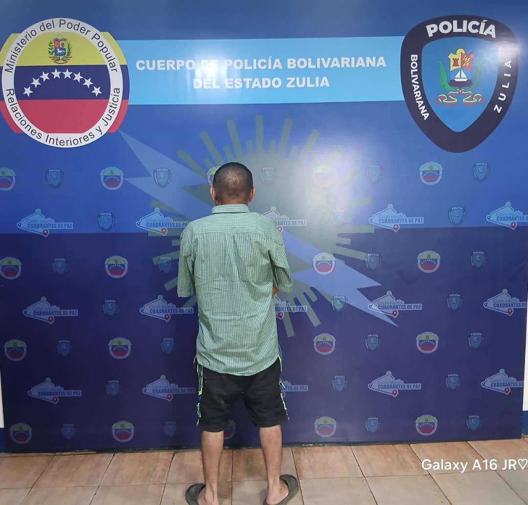 Detenido sujeto por abuso sexual en Sinamaica