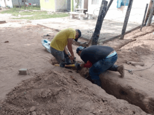 GASMA avanza en la adecuación de tuberías para acometida de gas en el sector Darío Gutiérrez