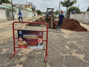 Alcaldía de San Francisco realiza sustitución de colector de aguas servidas en la parroquia Domitila Flores