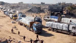 ONU ordena que camiones con ayuda humanitaria estén listos para ir a la Franja de Gaza «sin restricciones»