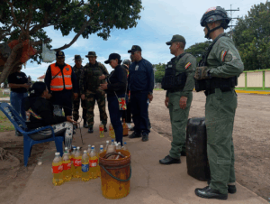 Gran despliegue de organismos de seguridad contra la venta ilegal de combustible en Machiques