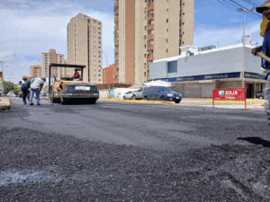 3800 toneladas de asfalto se han aplicado en sentido norte-sur de la avenida Delicias