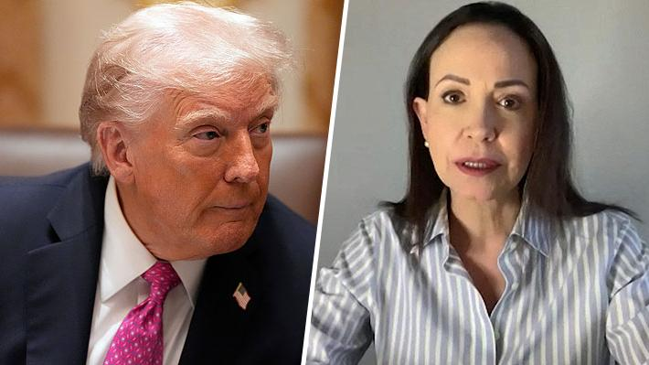Trump dice no saber quién es María Machado