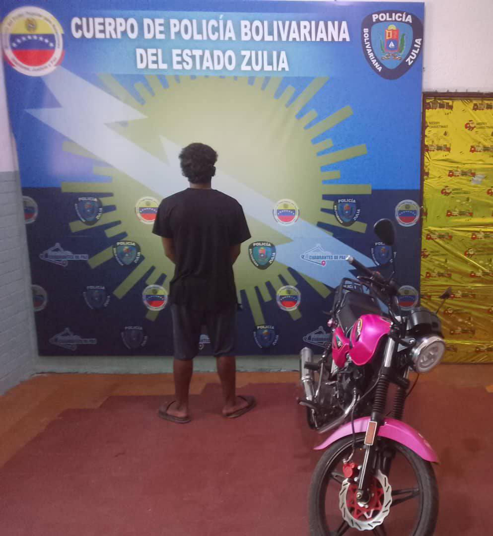 Cpbez detuvo a joven motorizado por maniobras indebidas y resistencia a la autoridad en Machiques