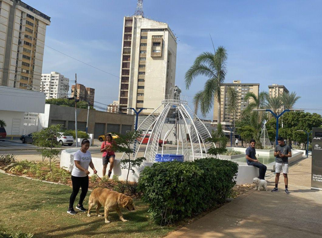 Plaza Rotary recuperada por la Alcaldía de Maracaibo incluye wifi