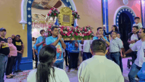 ¡Entre Gaitas y Devoción! Alcaldesa Misledys Ortigoza acompañó a la feligresía colonesa en la recepción de la Virgen de Chiquinquirá