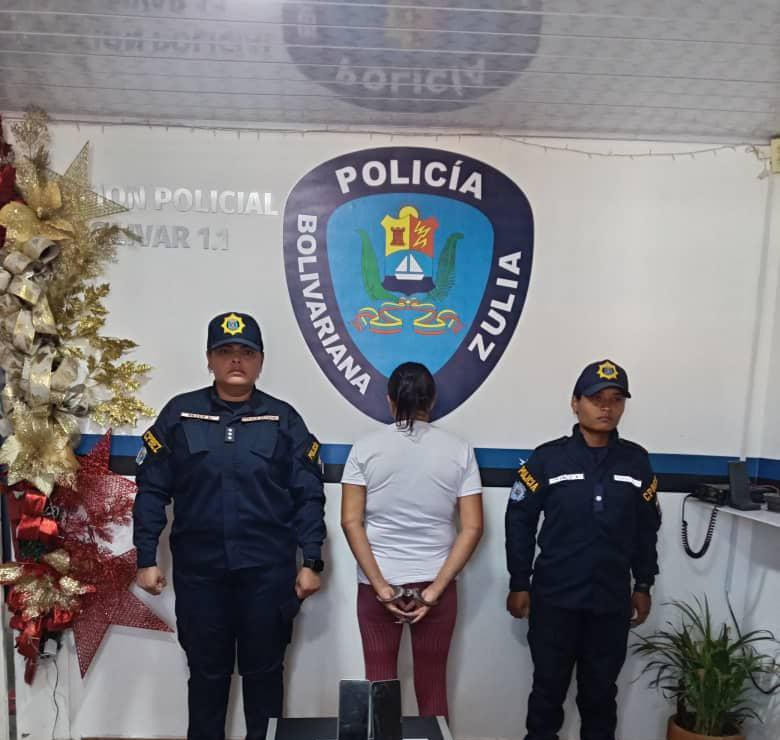 Detenida mujer por robo de teléfonos en el Centro de Maracaibo