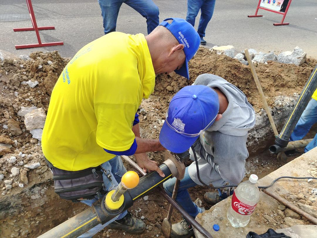 Alcaldía de Maracaibo inicia gasificación en sectores en Francisco E. Bustamante