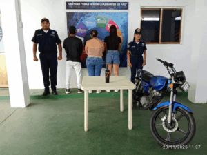 Tres detenidos conduciendo una motocicleta sin implementos de seguridad y bajo los efectos del alcohol 