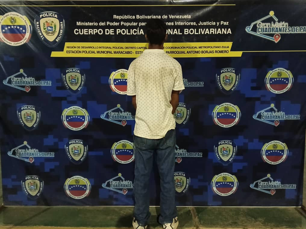 PNB detuvo a joven de 19 años en Maracaibo por presunto delito de violación y amenaza