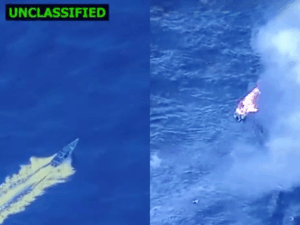 Video muestra últimos momentos de dos sobrevivientes en un ataque de EEUU (Reuters)