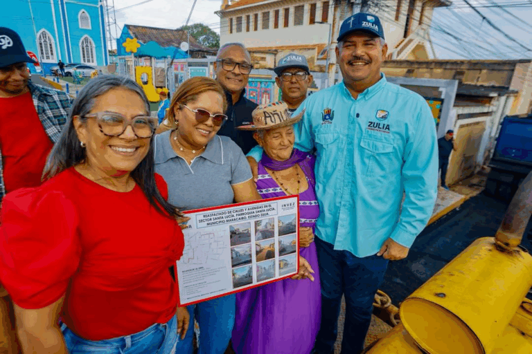 Plan Estadal de Asfaltado realza belleza del sector Santa Lucía con intervención de sus calles y avenidas