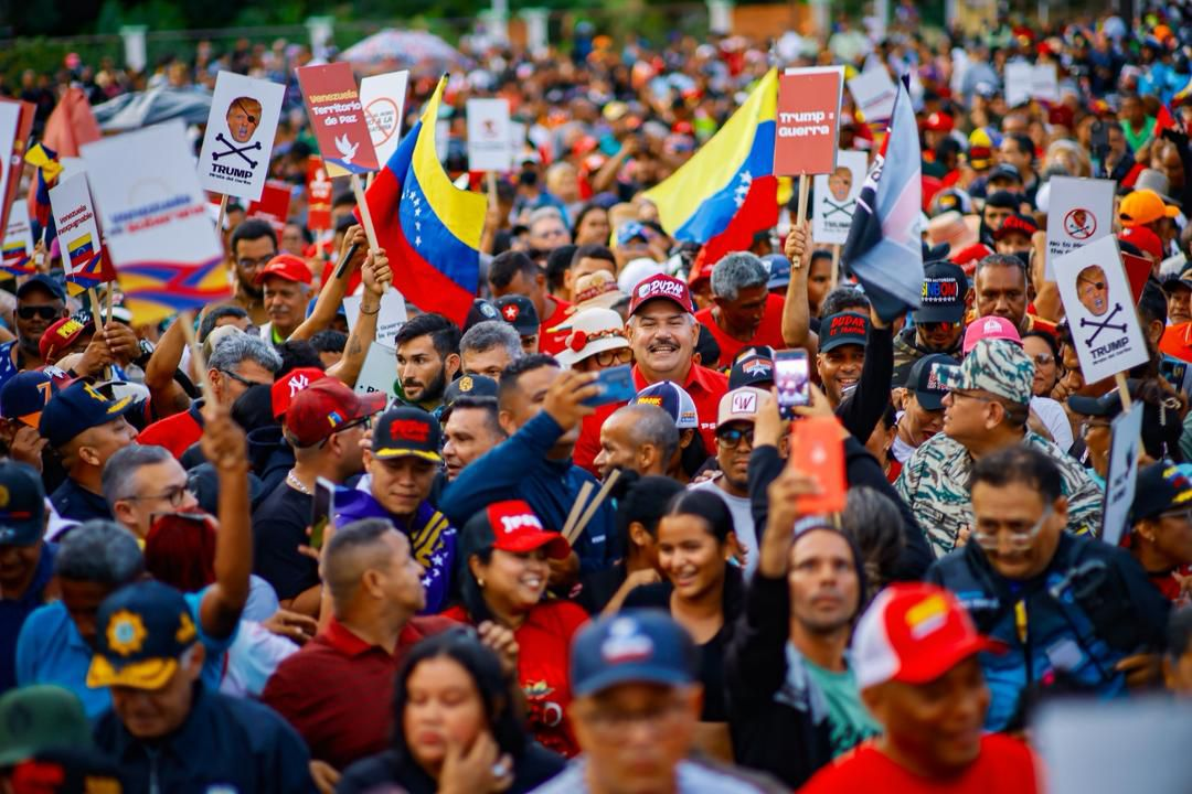 Pueblo zuliano marcha en rechazo al robo de activos venezolanos en el Caribe