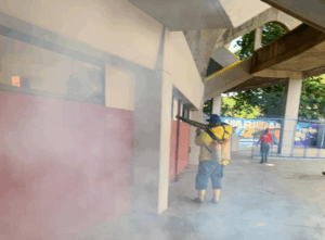 Alcaldía de Maracaibo realizó fumigación en la Plaza para Todos