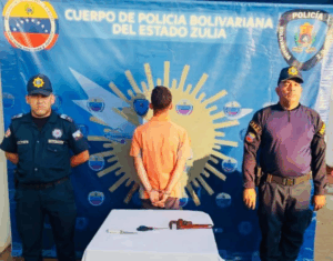 Cpbez lo capturó a un sujeto por agresión contra su progenitora