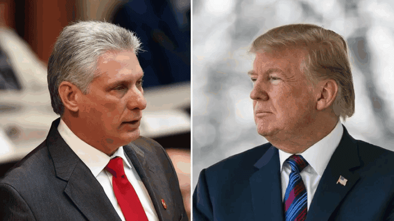 Donald Trump asegura que Cuba “está a punto de caer”