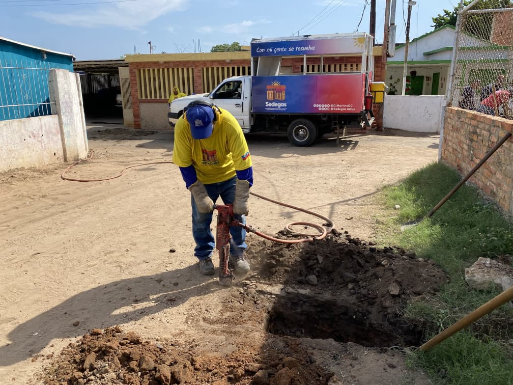 ¡Seguimos trabajando! Sedegas realizó corrección de red de gas en sector Corito 3