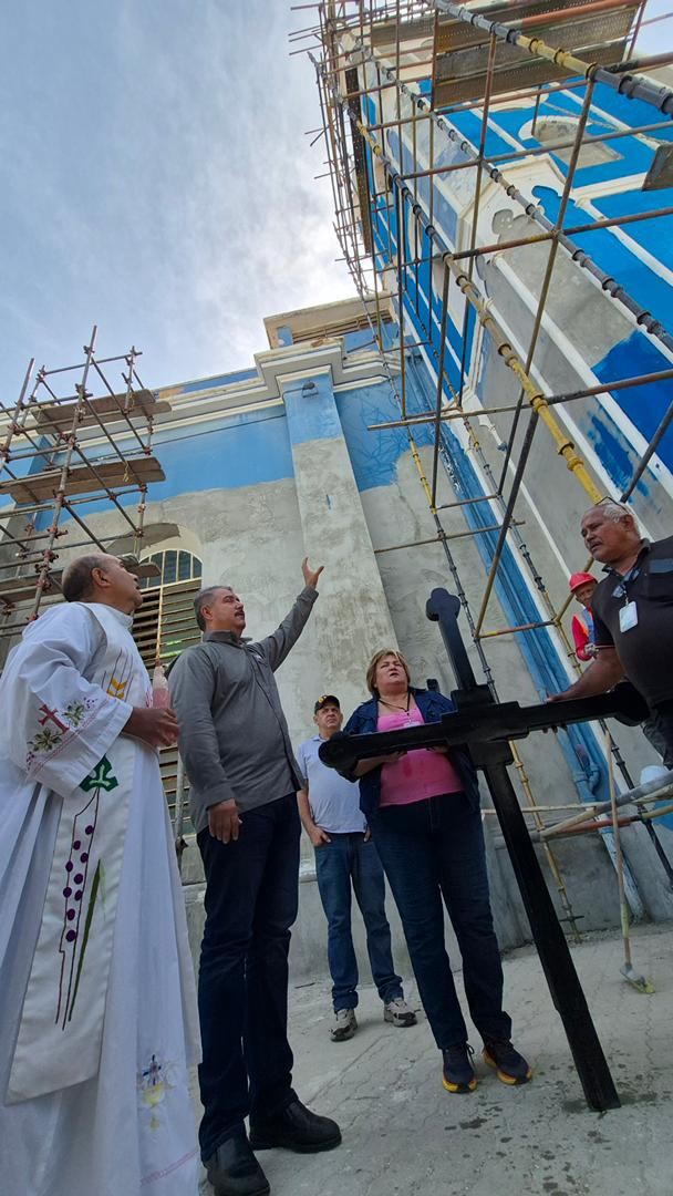 Plan integral de recuperación del casco histórico avanza en la Iglesia Santa Bárbara