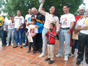 La juventud patriota de Machiques se moviliza en respaldo a la liberación de Nicolás y Cilia