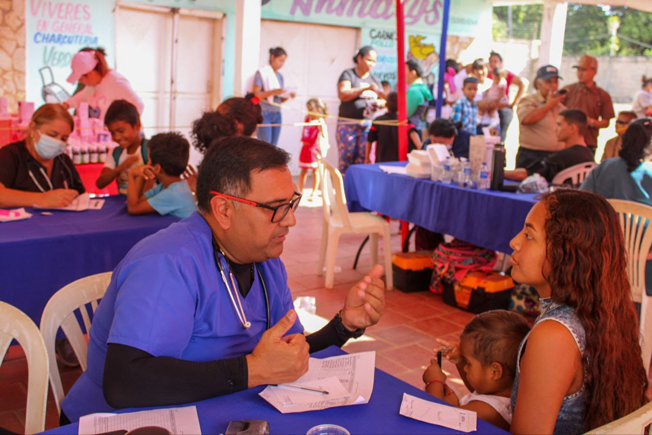 ¡75% niños y adultos mayores! Un total de 1.600 pacientes del sector Remanso Wayuu atendidos en jornada de la Alcaldía de Maracaibo