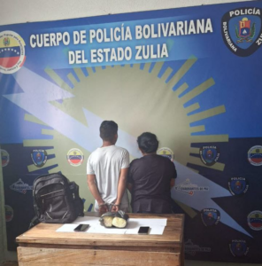 Cpbez apresó a una pareja con dos panelas de presunta droga en Machiques