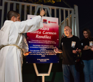 Ana Clara Barboza de Di Martino: Plaza Santa Carmen Rendiles es un elemento de espiritualidad, de descanso y de paz