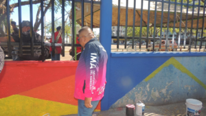 Espacios bonitos y limpios! Alcaldía realiza operativos de saneamiento y pintura de murales en El Pinar y Las Pirámides