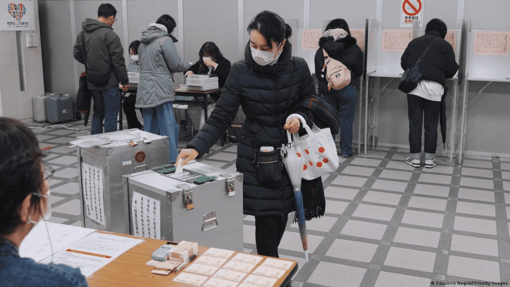 Aquí los resultados de las elecciones en Japón