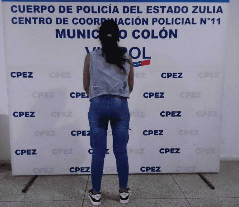 Cpbez apresó a una mujer por maltrato infantil