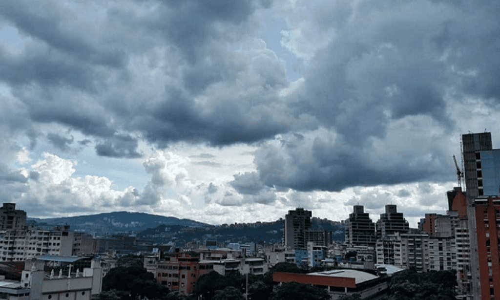 Nubosidad parcial en Venezuela