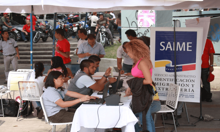 Saime despliega jornadas móviles de cedulación en varios estados del país