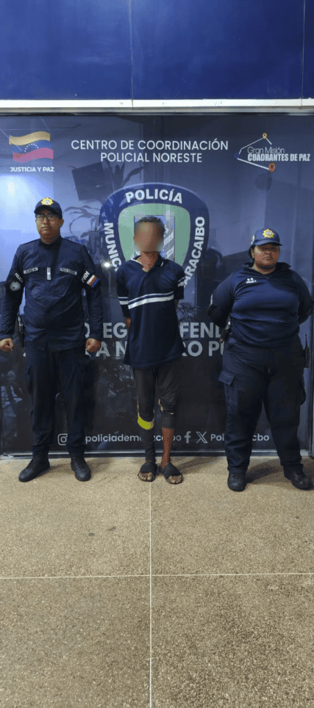 Lo detiene Polimaracaibo por alterar el orden Público