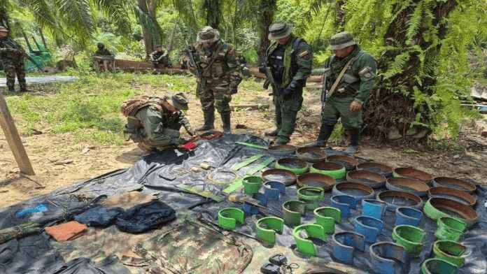Destruyen campamento de fabricación de explosivos en el Zulia