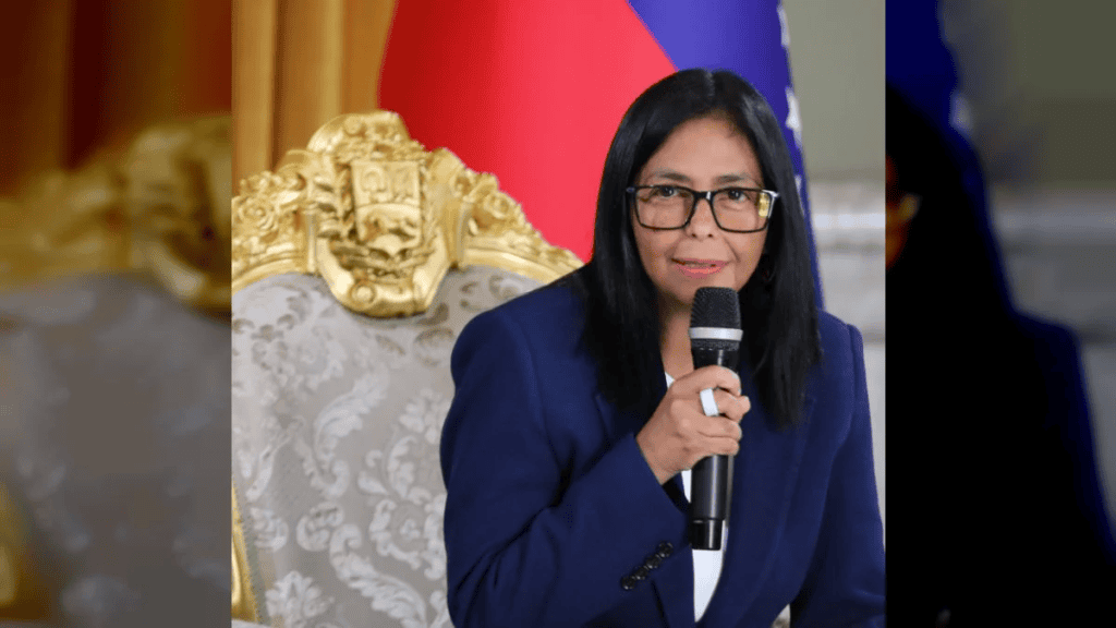 Delcy Rodríguez:  Algunos sectores del país tienen planes para descarrilar el camino de paz en Venezuela