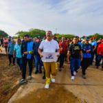 Gobernador Caldera supervisa trabajos de recuperación de ciclovía y patinódromo de Vereda del Lago II