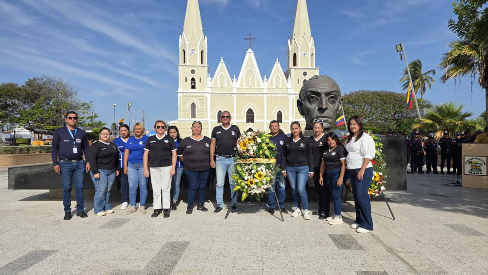 Mara rinde honores al Gran Mariscal de Ayacucho en su natalicio