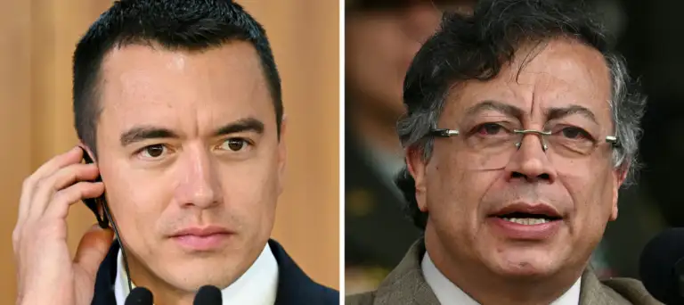 Noboa niega bombardeo en Colombia