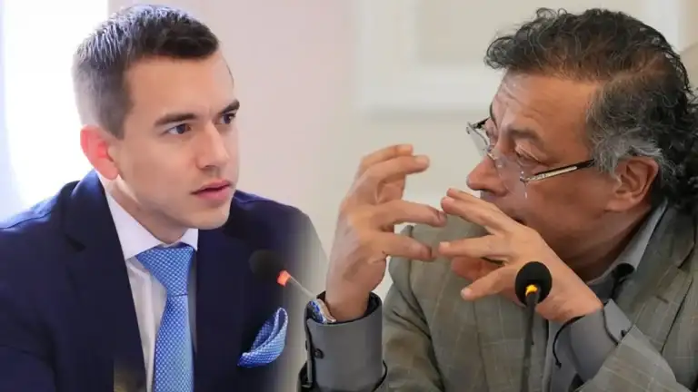 Gustavo Petro y Daniel Noboa entre señalamientos en X