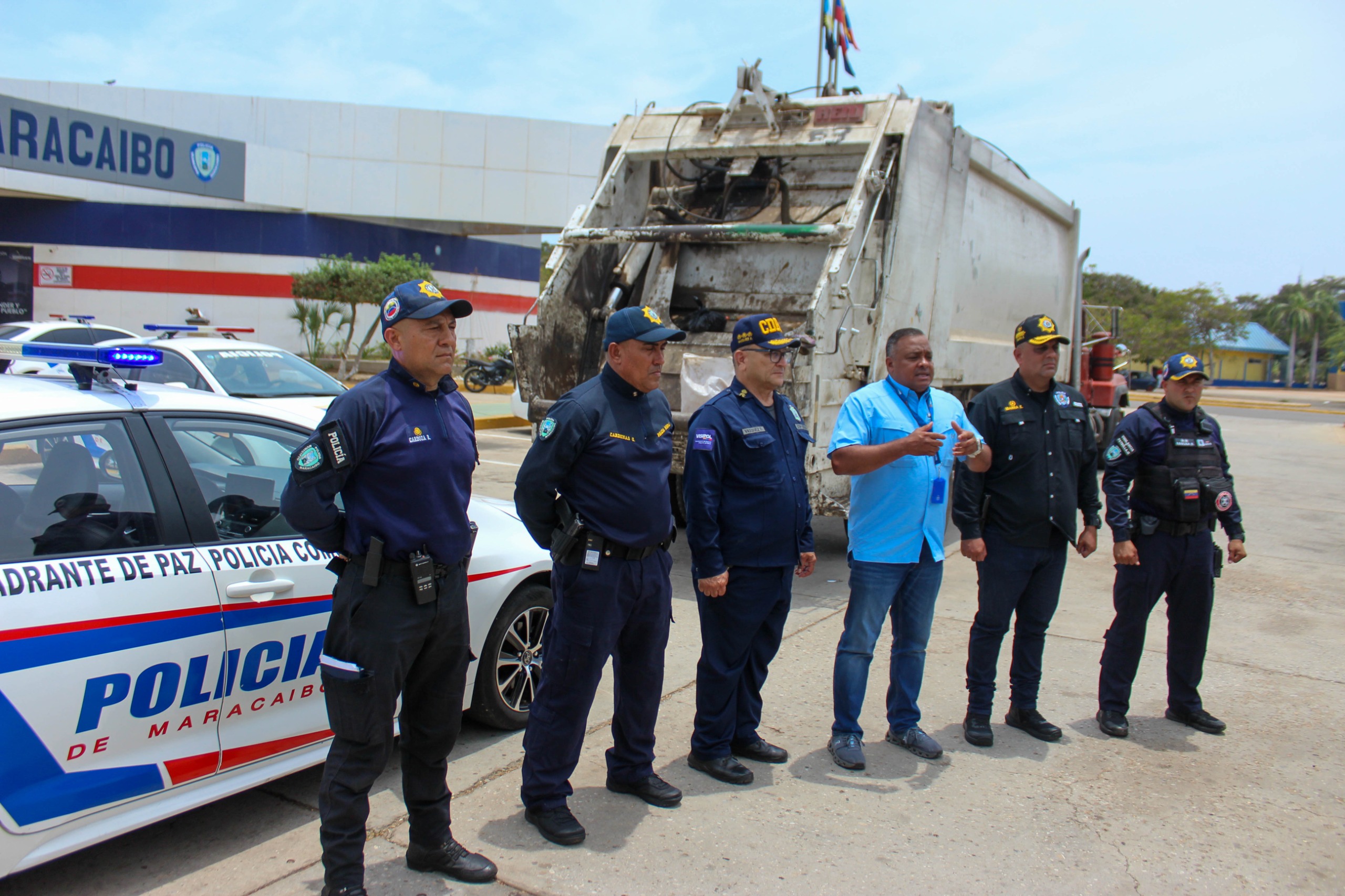Polimaracaibo frustra hurto de camión recolector en la avenida La Limpia