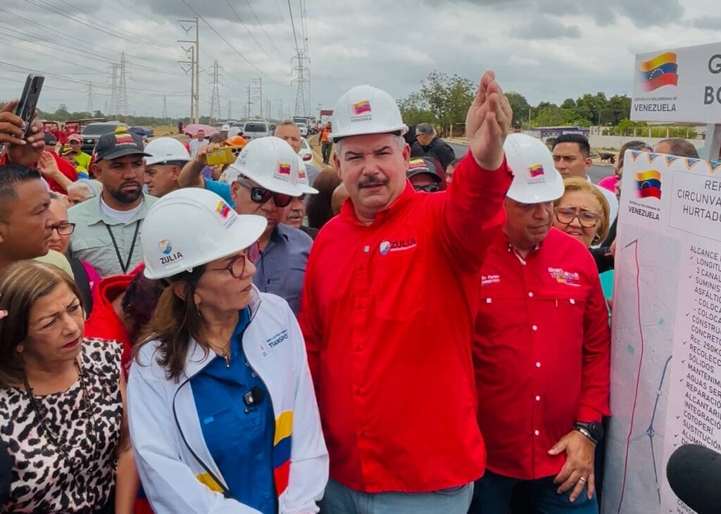 Ministra Faría y gobernador Caldera inician tercera fase de rehabilitación del corredor vial Hugo Chávez