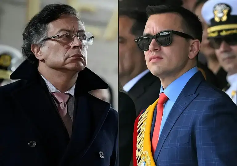 Gustavo Petro aseguró que demandará penalmente por "calumnia" a Daniel Noboa