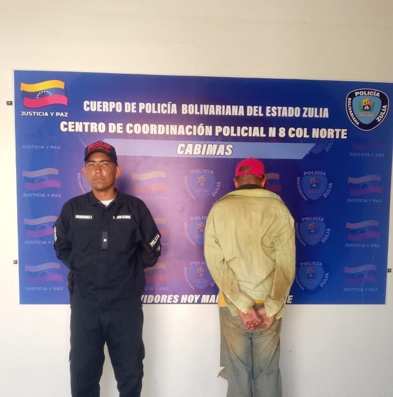 Cpbez detuvo en Cabimas a un sujeto por agredir y abusar sexualmente de su progenitora