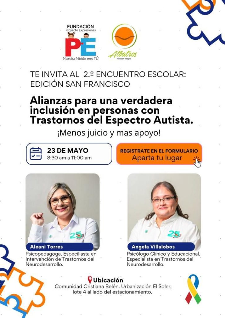 Herramientas que transforman: Proyecto Expresiones y Albatros Consultoría dictarán evento sobre psicología y adaptaciones curriculares