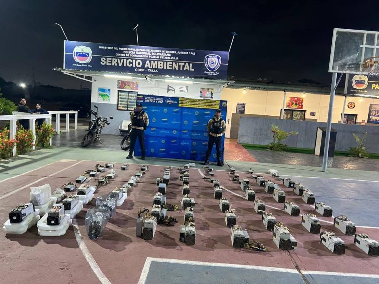 Funcionarios del CPNB incautaron un total de 40 máquinas minadoras de Bitcoin en Maracaibo