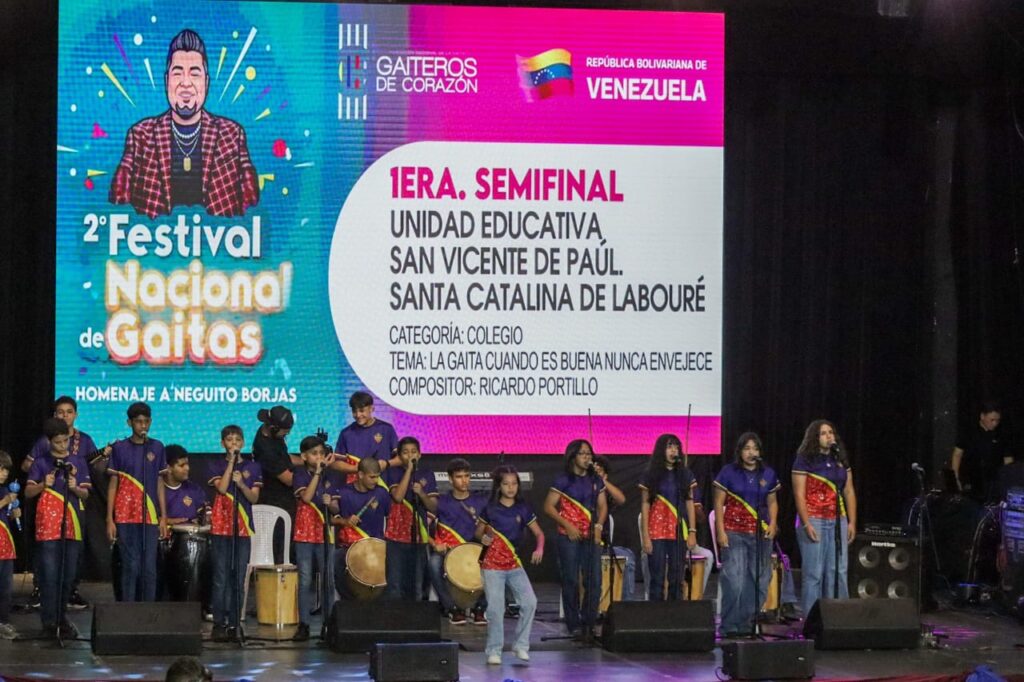 ¡II Festival Nacional de la Gaita en homenaje a Negüito Borjas! A la gran final 10 agrupaciones gaiteras infantil y juvenil